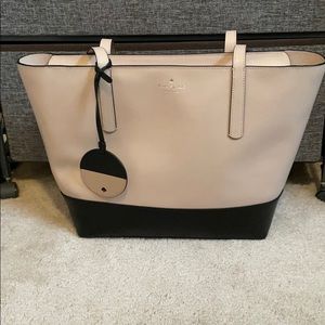 Kate Spade Black and Cream Tote